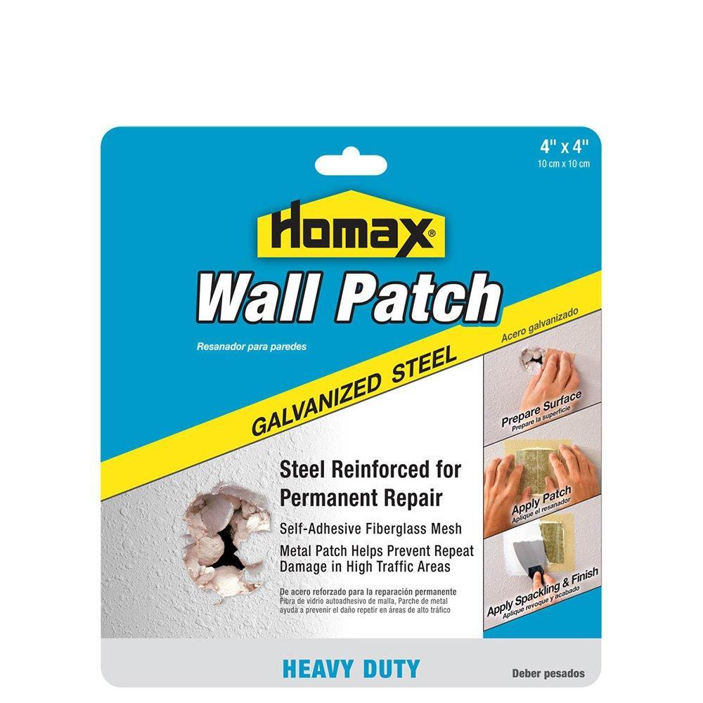 image:imageHomax 41072026734 Drywall Patch and Repair Kit 4x4 Wall PatchHeavy Duty Steel