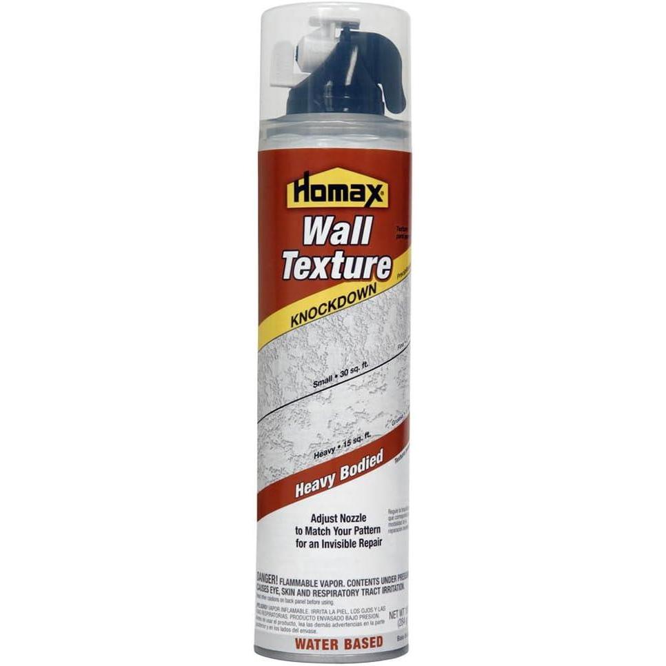 image:imageHomax 41072040655 Aerosol Wall Texture Knockdown Water Based 20 oz WhiteKnockdown Water Based