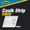 Homax Extra Wide Peel & Stick Caulk Strip for Tub and Wall, White, 1-5/8″ x 11′(White)
